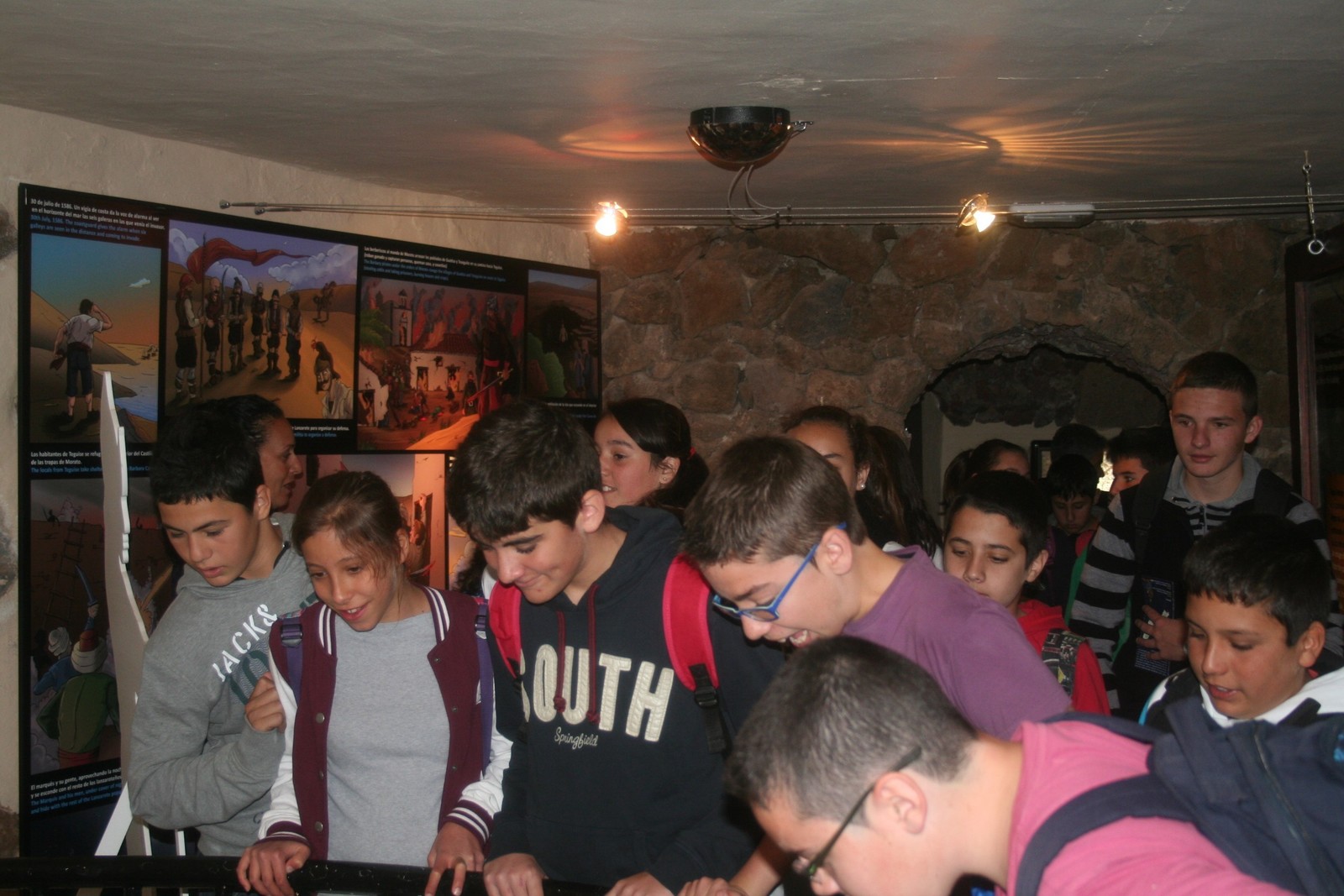 Alumnos del IES de Tías pasaron por las salas el martes