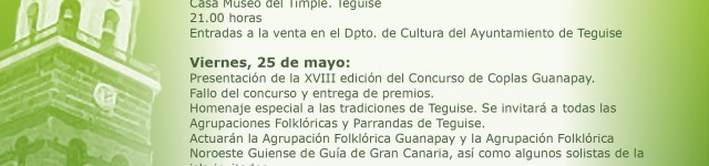 Mayo folklórico en el municipio de Teguise
